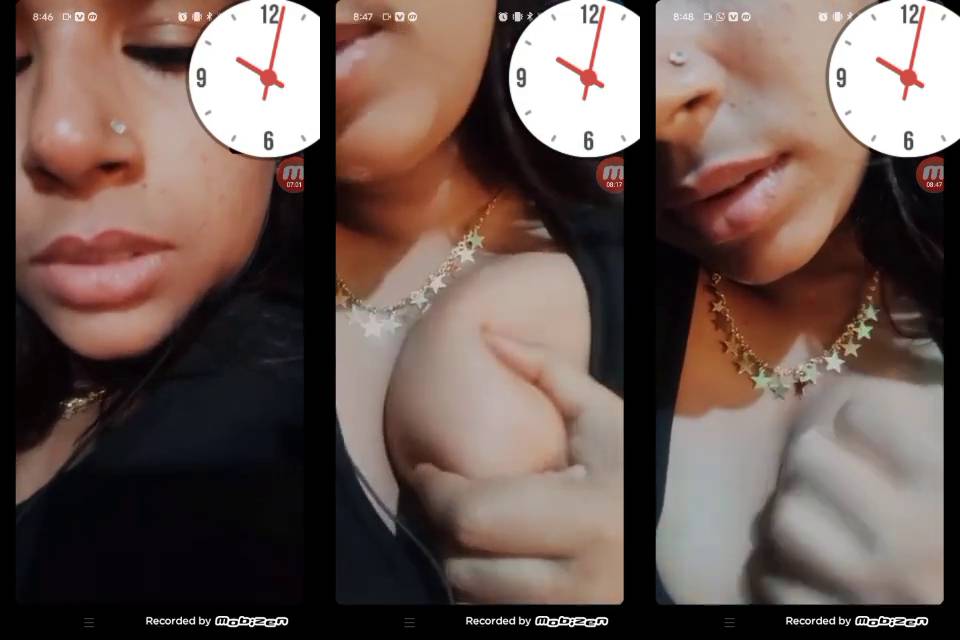 Sexy Lips Girl Big Boobs Showing