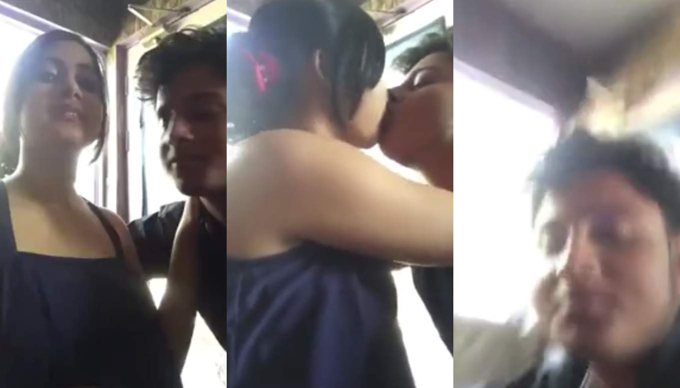 Viral Pune girl hard kissing