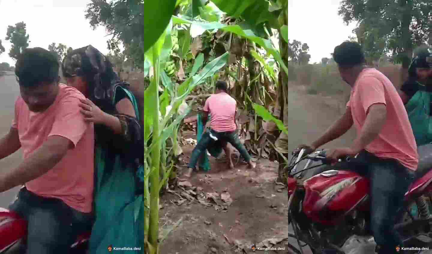 Desi Couple Sex inside Banana Jungle Video