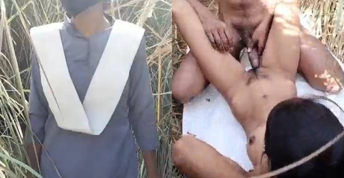 Indian Virgin Girl Fucking in Jungle Porn Video